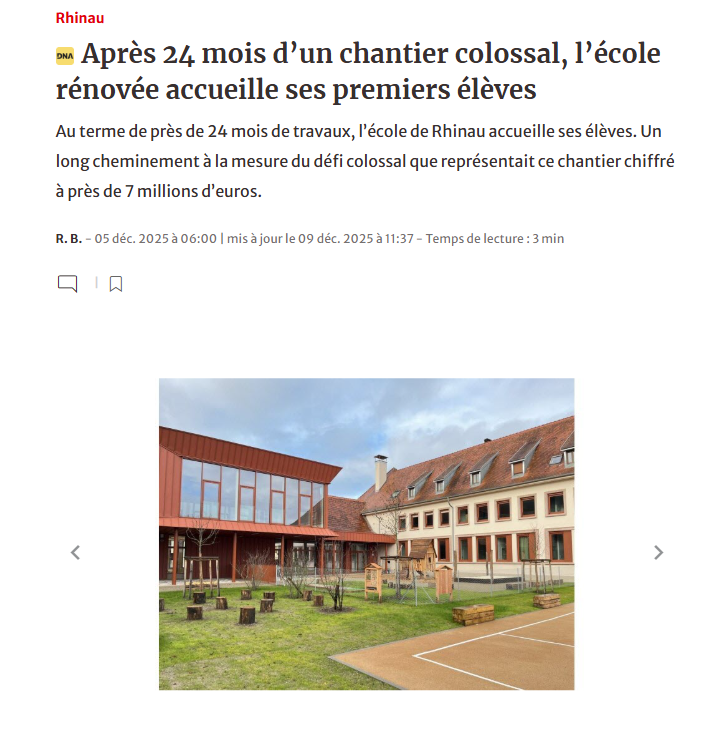 école du centre - Rhinau